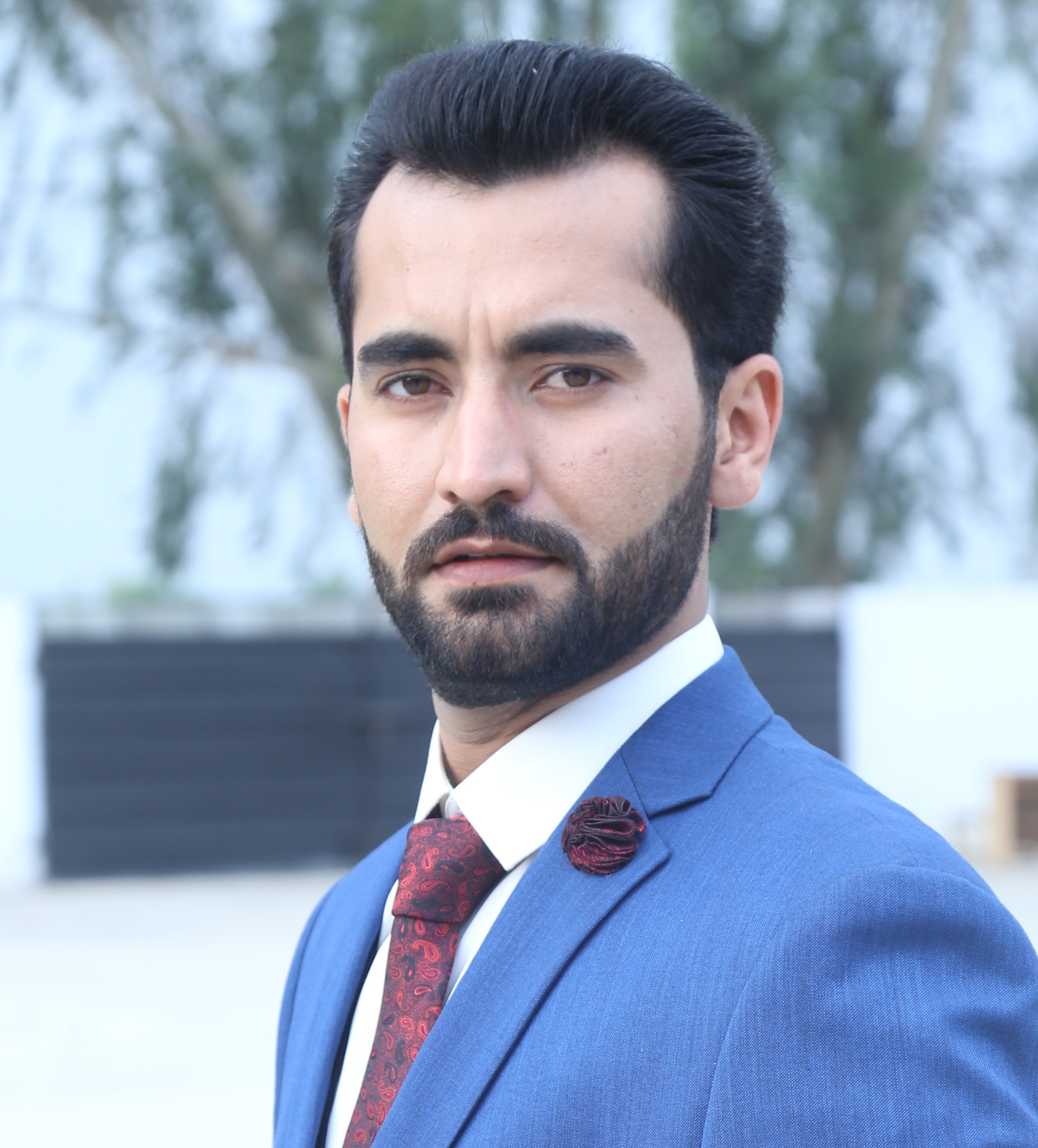 FarmSystem founder working on farm